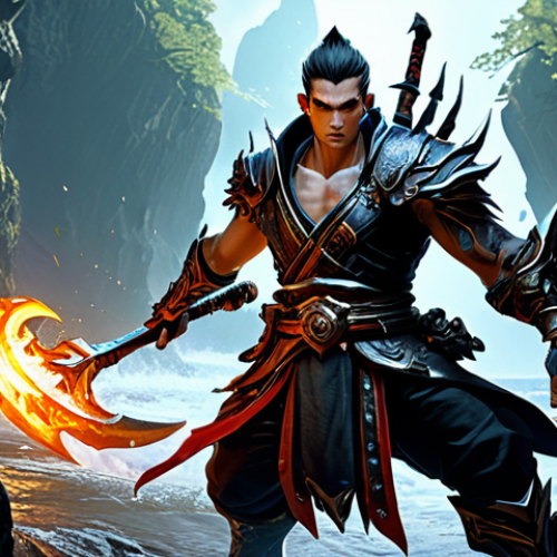 블레이드소울 레볼루션 무공비급 드랍 장소 - Gluttonous Strait Hunting**

"A fully clothed warrior character in Blade & Soul Revolution, engaged ...